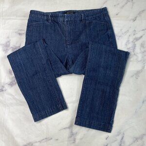 White House Black Market Slim Crop Jeans Womens Size 6 Cropped Medium Wash J112